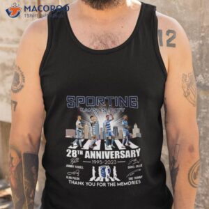 sporting kansas city 28th anniversary 1995 2023 thank you for the memories t shirt tank top