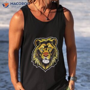 sports fan team athletic lion graphic shirt tank top