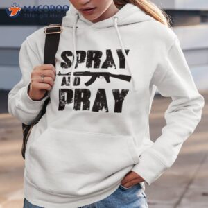 spray and pray halo game shirt hoodie 3
