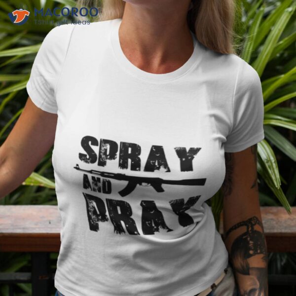 Spray And Pray Halo Game Shirt