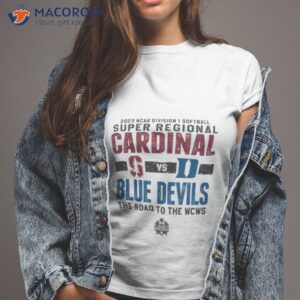 stanford cardinal vs duke blue devils 2023 ncaa division i softball super regional the road to the wcws shirt tshirt 2