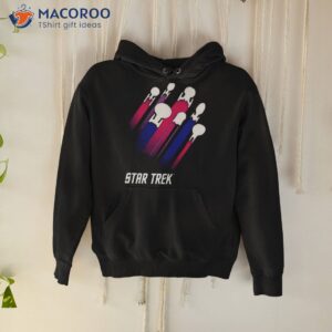 star trek bisexual flag streaks pride shirt hoodie