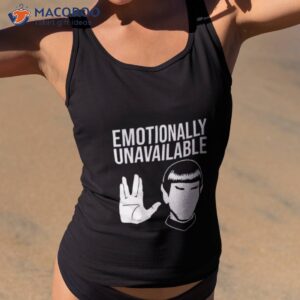 star trek emotionally unavailable shirt tank top 2