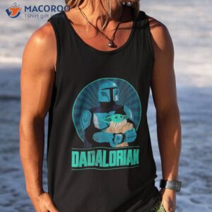 star wars the mandalorian father s day dadalorian retro shirt tank top