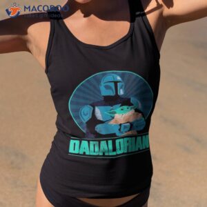 star wars the mandalorian fathers day dadalorian shirt tank top 2