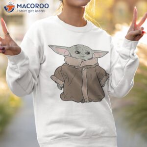star wars the mandalorian the child standing adult shirt sweatshirt 2