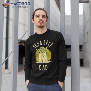 star wars yoda best dad cartoon shirt sweatshirt 1 1