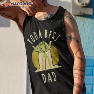 star wars yoda best dad cartoon shirt tank top 1