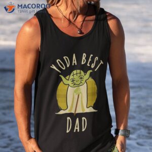 star wars yoda best dad cartoon shirt tank top