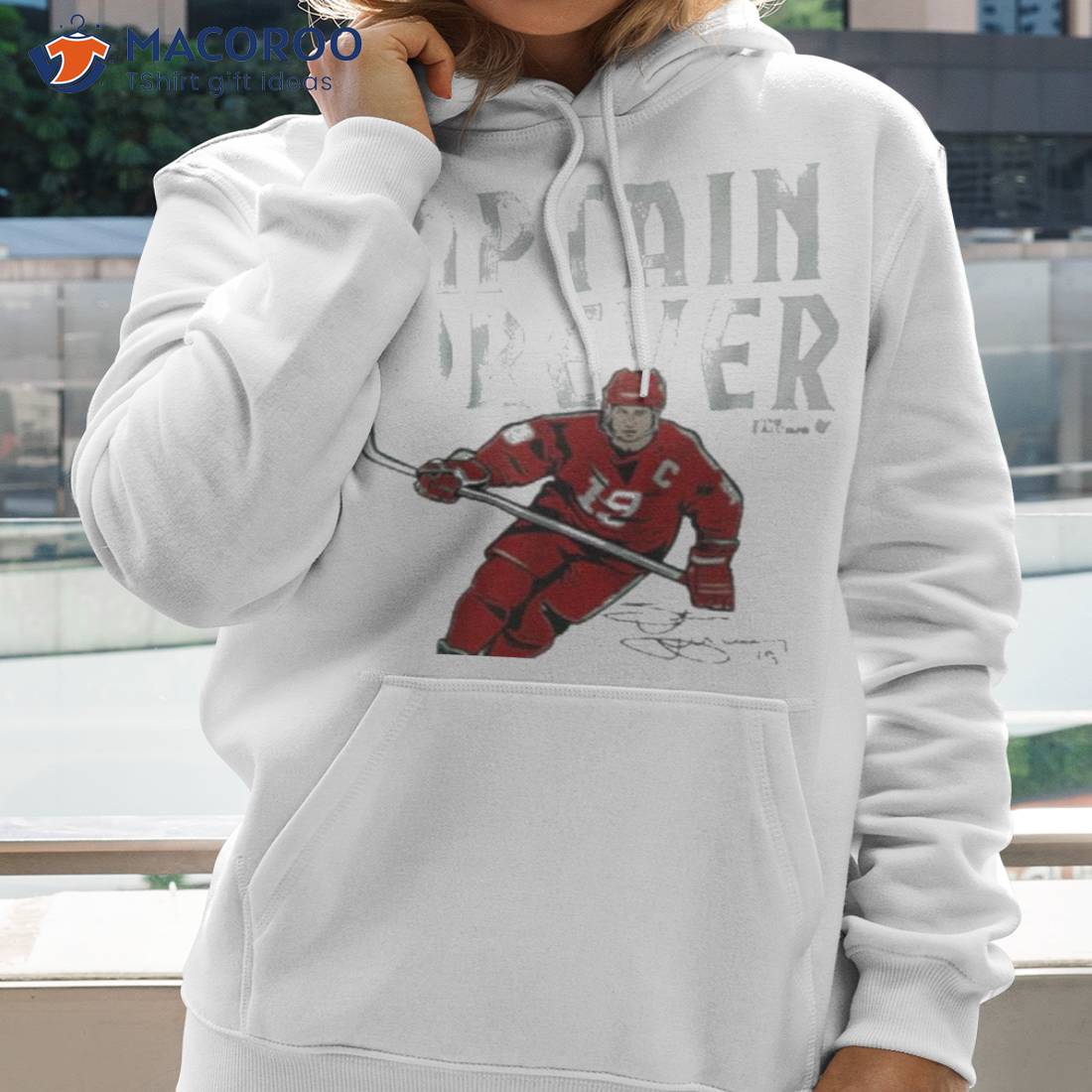 Steve Yzerman Captain Forever Detroit Hockey Signature Shirt Steve Yzerman Captain Forever Detroit Hockey Signature Shirt