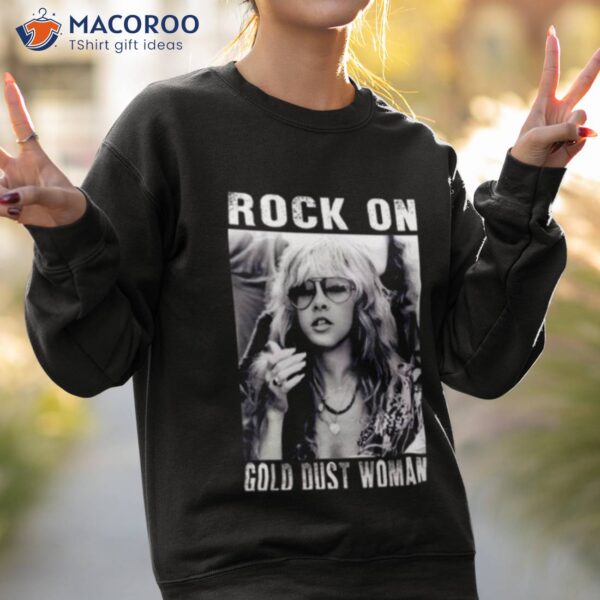 Stevie Nicks Black And White Fleetwood Mac Shirt