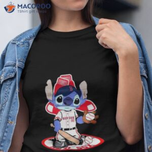 stitch boston red sox baseball logo 2023 t shirt tshirt