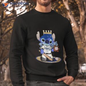 stitch kansas city royals baseball logo 2023 t shirt sweatshirt