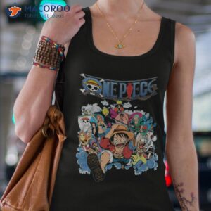 straw hat pirates crew one piece shirt tank top 4