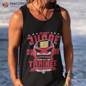 street judge trainee 2099 academy of law shirt tank top