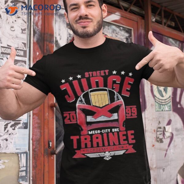 Street Judge Trainee 2099 Academy Of Law Shirt