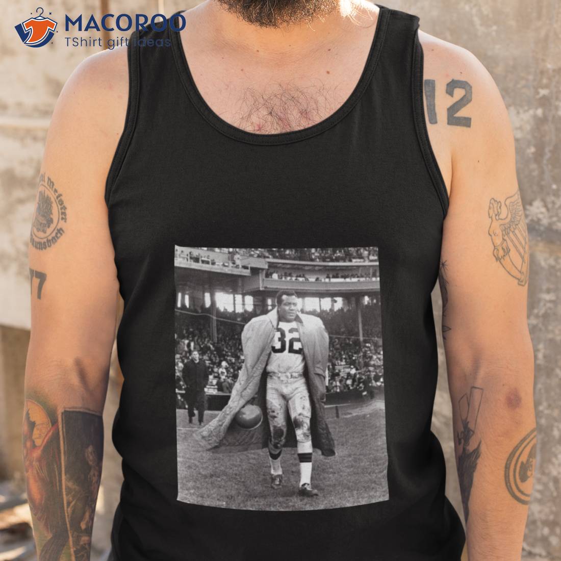 Strength Graphic Jim Brown Shirt - Bring Your Ideas, Thoughts And  Imaginations Into Reality Today