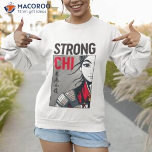 strong chi illustration mulan shirt sweatshirt