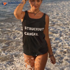 struckout cancer awareness walk baseball for shirt tank top 2