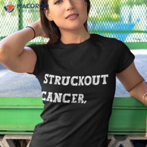 struckout cancer awareness walk baseball for shirt tshirt 1