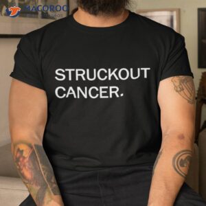 struckout cancer awareness walk baseball for shirt tshirt