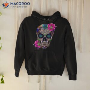 Sugar Skull Day Of The Dead Cool Bone Head Skulls Gift Idea Shirt