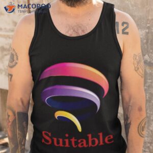 suitable logo james perse shirt tank top