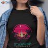 Sunset Art Spacex Starship Retro Shirt