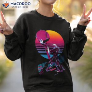 sunset design blue protocol heavy smasher character shirt sweatshirt 2