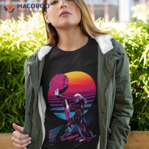 sunset design blue protocol heavy smasher character shirt tshirt 4