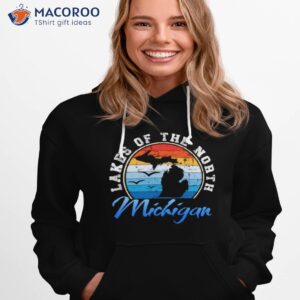 sunset design lakes of the north michigan shirt hoodie 1