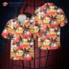 Sunset Summer Palm Tree Pattern Hawaiian Shirt