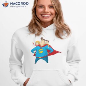 super dad cartoon art fathers day shirt hoodie 1