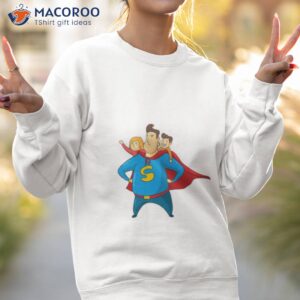 super dad cartoon art fathers day shirt sweatshirt 2