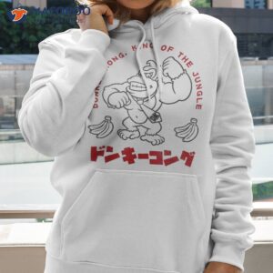 super mario donkey kong king of the jungle kanji portrait shirt hoodie 2