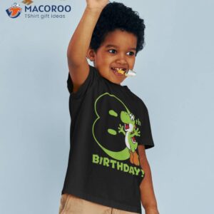 super mario yoshi 8th birthday action portrait shirt tshirt 3