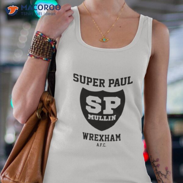 Super Paul Mullin Wrexham Wales Football Gifshirt