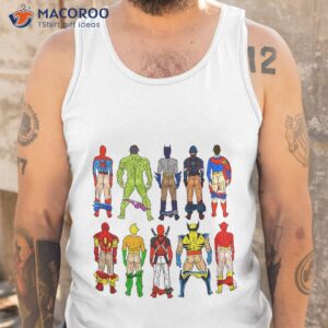 superhero butts shirt tank top 1