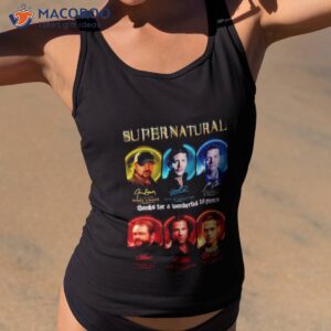 Supernatural Thanks For A Wonderful 18 Years Signature Shirt