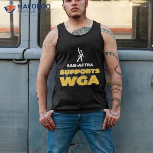 supports wga on strike shirt tank top 2