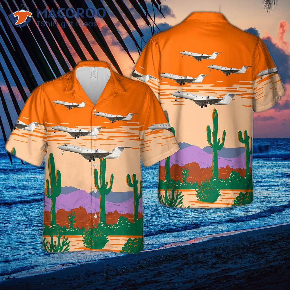 Swedish Air Force Gulfstream Aerospace Tp102c Iv (g-iv-sp) Hawaiian Shirt Swedish Air Force Gulfstream Aerospace Tp102c Iv (g-iv-sp) Hawaiian Shirt