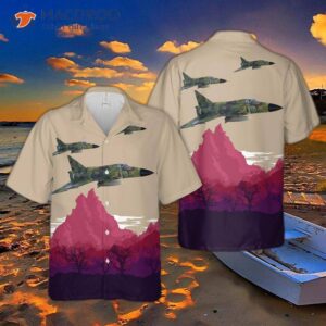 Swedish Air Force Saab Ajsh37 Viggen Hawaiian Shirt