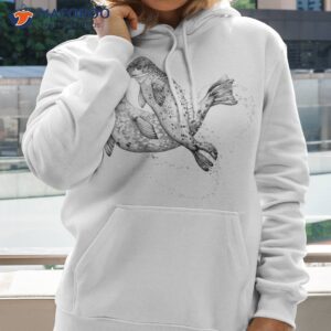 swimming seals t shirt hoodie