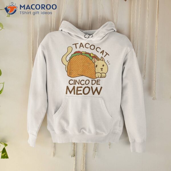 Tacocat Mexican Cinco De Mayo Cat Lovers Gift Kids Shirt