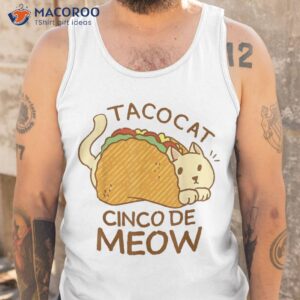 tacocat mexican cinco de mayo cat lovers gift kids shirt tank top