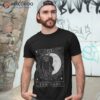 Tarot Card Crescent Moon And Cat Graphic Shirt