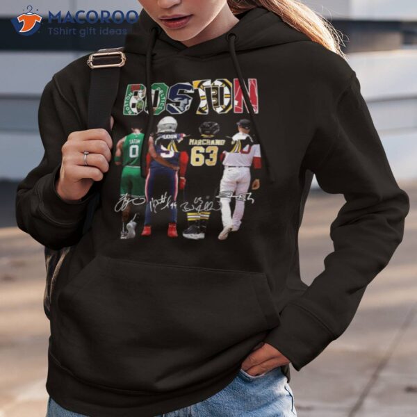 Tatum Marchand Boston Celtics New England Patriots Boston Bruins And Boston Red Sox Signatures Shirt