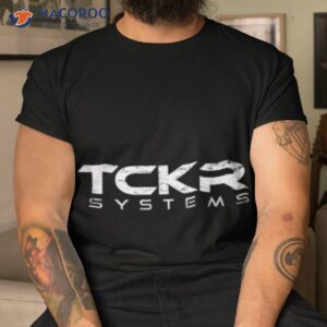 tckr systems white black mirror shirt tshirt