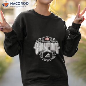 tcu horned frogs 2023 big 12 baseball conference tournament champions shirt sweatshirt 2