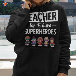 teacher superhero education fun shirt hoodie 2